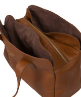 'Sabrina' Tan Leather Handbag image 5