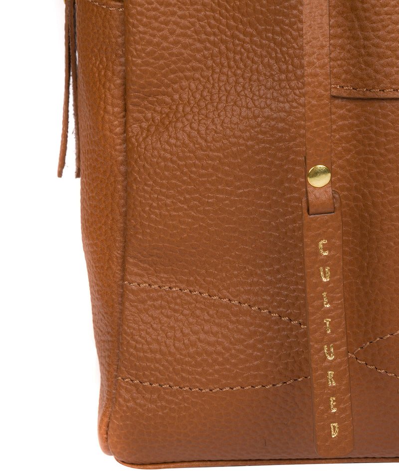 'Saldana' Tan Leather Handbag image 6