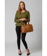'Saldana' Tan Leather Handbag image 2