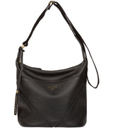 'Olsen' Black Leather Shoulder Bag image 1