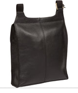 'Karina' Black Leather Cross Body Bag image 3