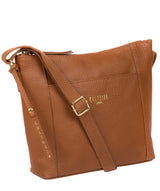 'Jenny' Tan Leather Cross Body Bag image 5
