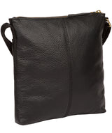 'Celia' Black Leather Cross Body Bag image 3