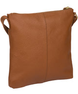 'Celia' Tan Leather Cross Body Bag image 3