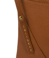 'Celia' Tan Leather Cross Body Bag Pure Luxuries London