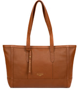 'Silvana' Tan Leather Tote Bag image 1