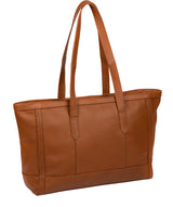 'Silvana' Tan Leather Tote Bag image 3