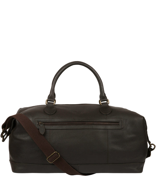 'Harbour' Brown Leather Holdall image 1
