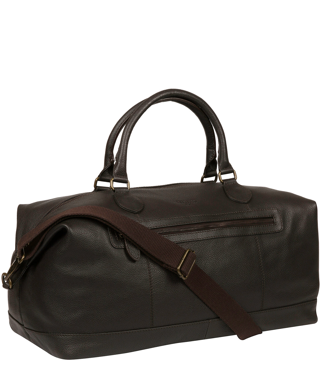 'Harbour' Brown Leather Holdall image 5