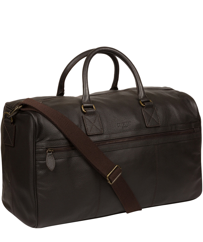 'Helm' Brown Leather Holdall image 5