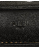 'Quay' Black Leather Work Bag Pure Luxuries London