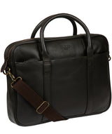'Quay' Brown Leather Work Bag Pure Luxuries London