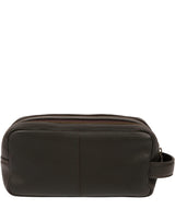 'Cove' Brown Leather Washbag image 3