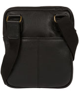 'Fargo' Black Leather Cross Body Bag Pure Luxuries London