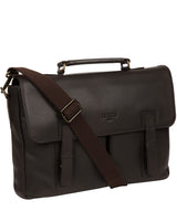 'Mast' Brown Leather Work Bag Pure Luxuries London