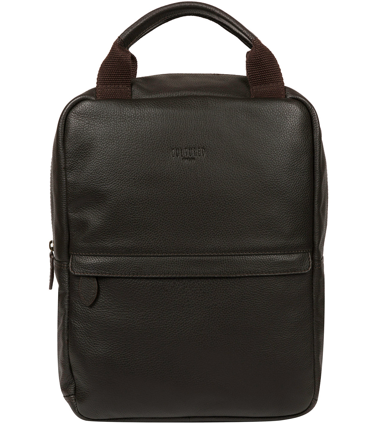 Brown Leather Backpack 'Alps' by Cultured London