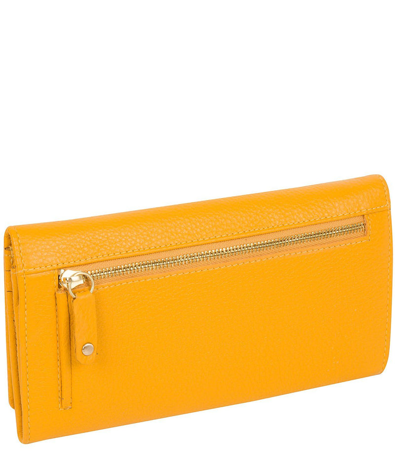 Yellow Leather Coin Holder Purse 'Harlow' by Cultured London – Pure ...