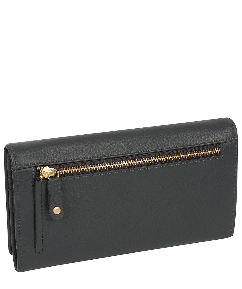 'Harlow' Navy Leather Purse