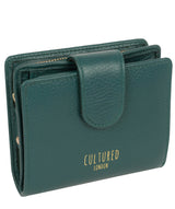 'Annalise' Hunter Green Leather Purse Pure Luxuries London