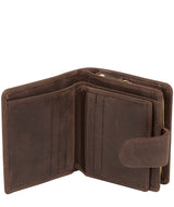 'Annalise' Vintage Brown Leather Purse Pure Luxuries London
