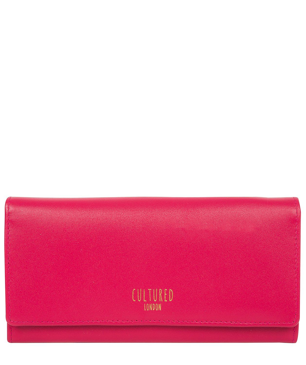 Pink Leather Coin Holder Purse 'Lorelei' by Cultured London – Pure ...