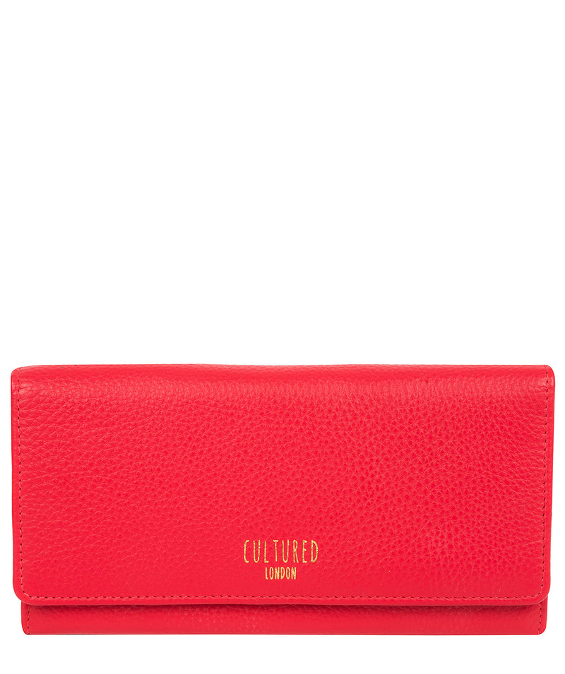 'Lorelei' Royal Red Leather Purse