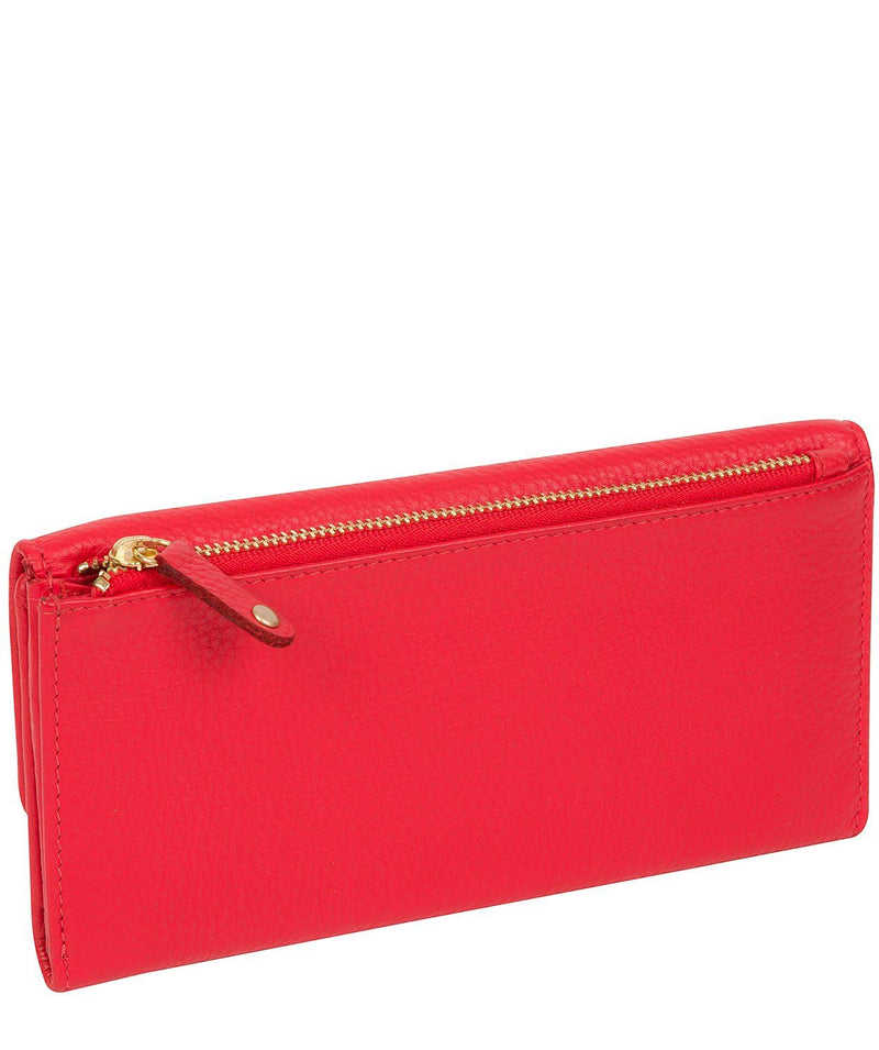 'Talulla' Royal Red Grey Leather Purse