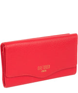 'Letitia' Royal Red Leather Purse