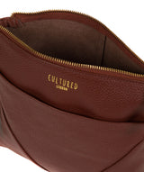 'Celia' Cognac Leather Cross Body Bag image 4