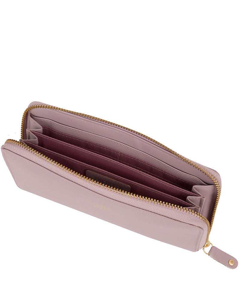 'Tabitha' Subtle Lilac Leather Purse