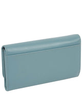 'Odette' Smoky Blue Leather Purse Pure Luxuries London