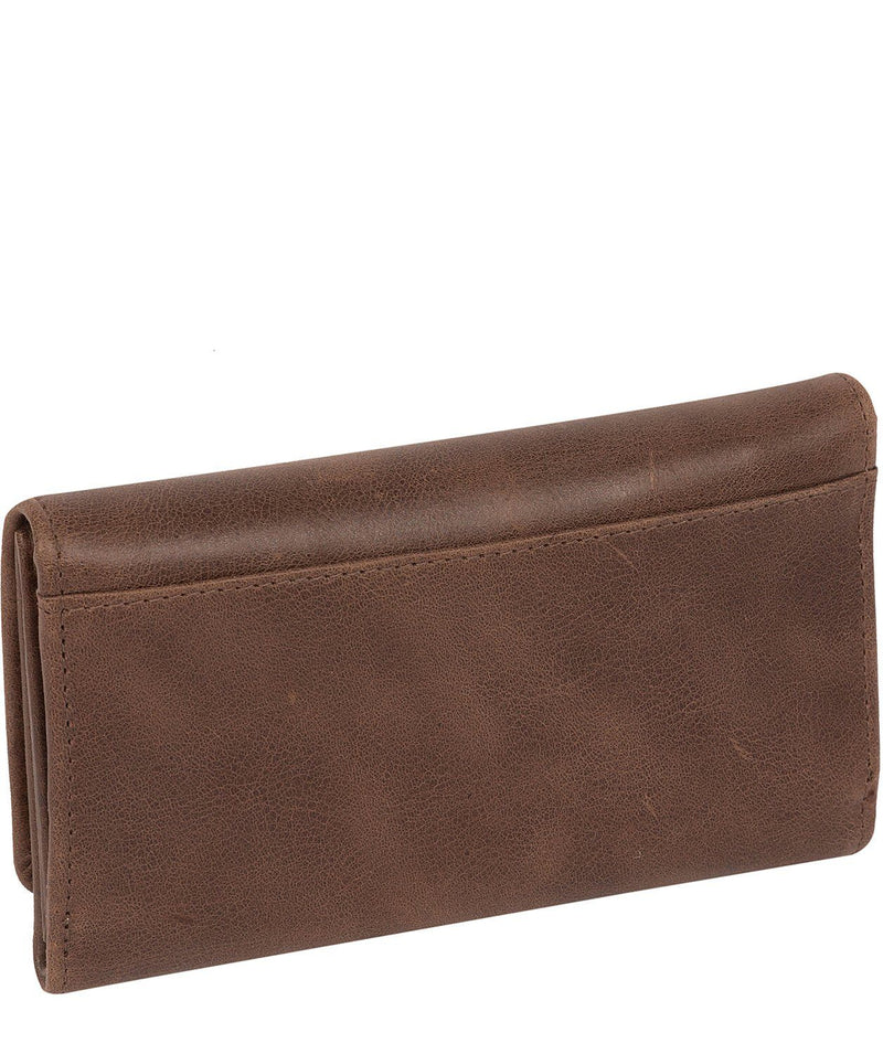 'Odette' Vintage Brown Leather Purse