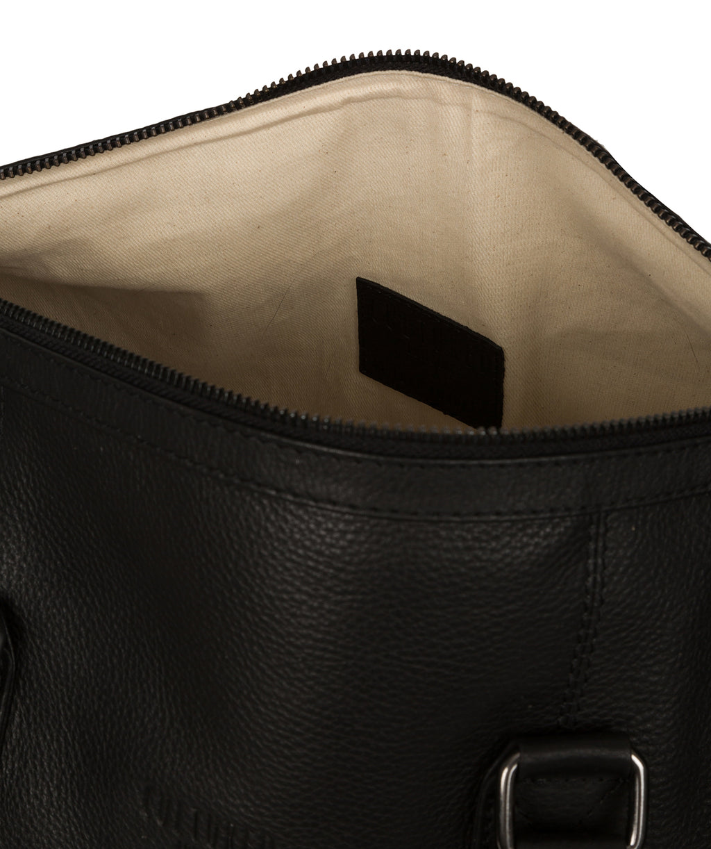 Black Leather Holdall 'Ocean' by Cultured London – Pure Luxuries London