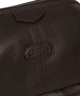 'Rudder' Brown Leather Washbag