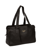 'Marquee' Black Leather Handbag