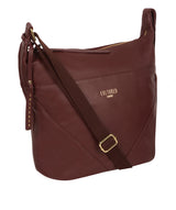 'Chelsea' Rich Chestnut Leather Shoulder Bag