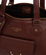 'Bayswater' Rich Chestnut Leather Tote Bag