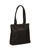 'Chesham' Black Leather Tote Bag
