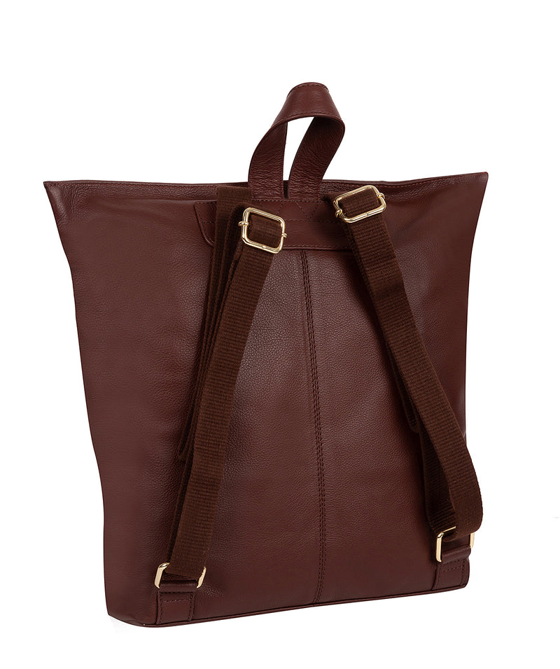 'Addington' Rich Chestnut Leather Backpack