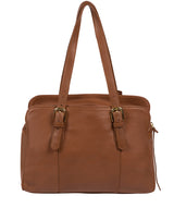 'Beckenham' Dark Tan Leather Handbag