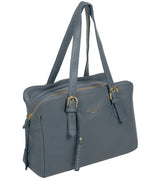 'Beckenham' Moonlight Blue Leather Handbag