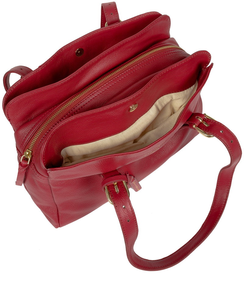 'Beckenham' Red Leather Handbag