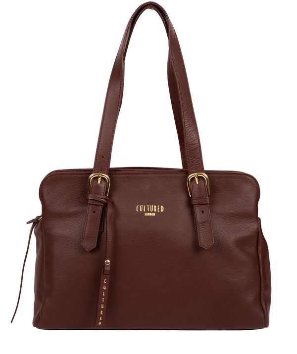 'Beckenham' Rich Chestnut Leather Handbag