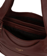 'Boston' Rich Chestnut Leather Shoulder Bag