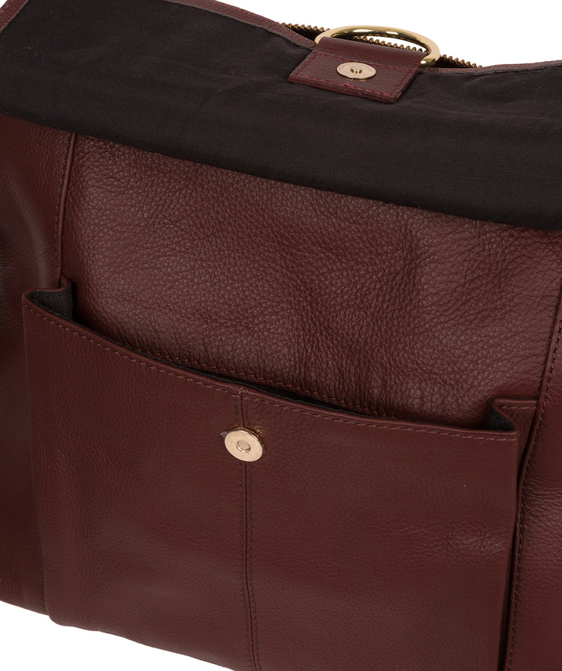'Chancery' Rich Chestnut Leather Shoulder Bag
