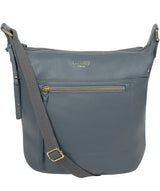 'Gants' Moonlight Blue Leather Cross Body Bag