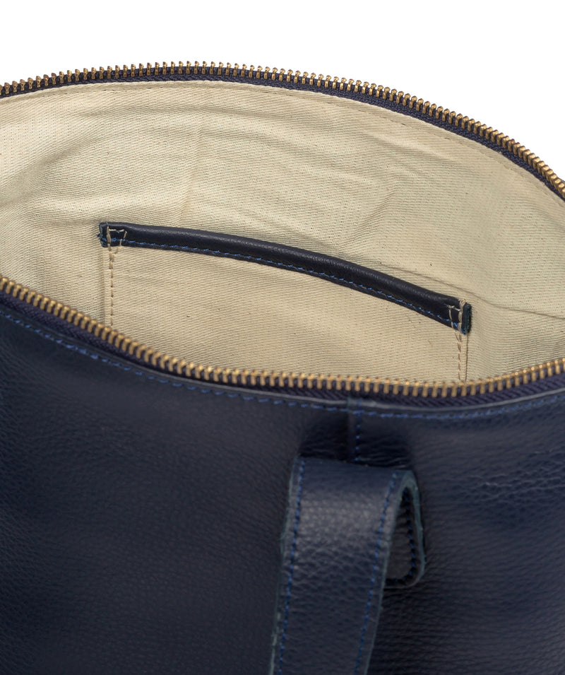 'Kensal' Ink Leather Handbag