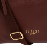 'Iver' Rich Chestnut Leather Shoulder Bag