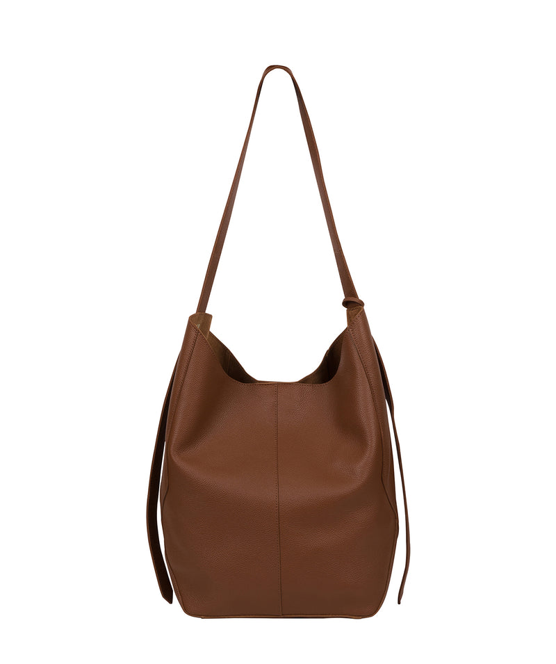 'Harrow' Tan Leather Shoulder Bag