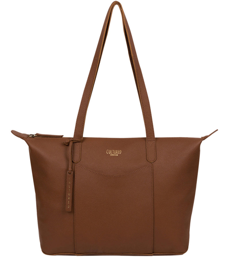 'Hillingdon' Tan Leather Tote Bag